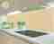 Küchenrückwand einfarbig RAL 1014