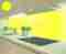 Küchenrückwand einfarbig RAL 1026